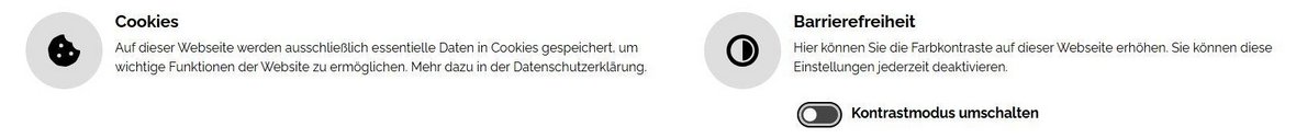 Text zu Cookies und Barrierefreiheit