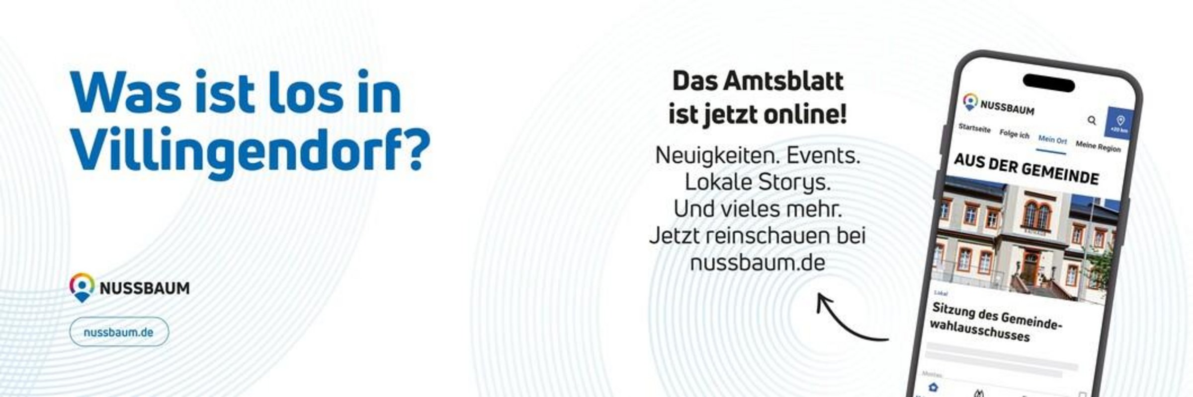 Screenshot "Amtsblatt ist jetzt online"