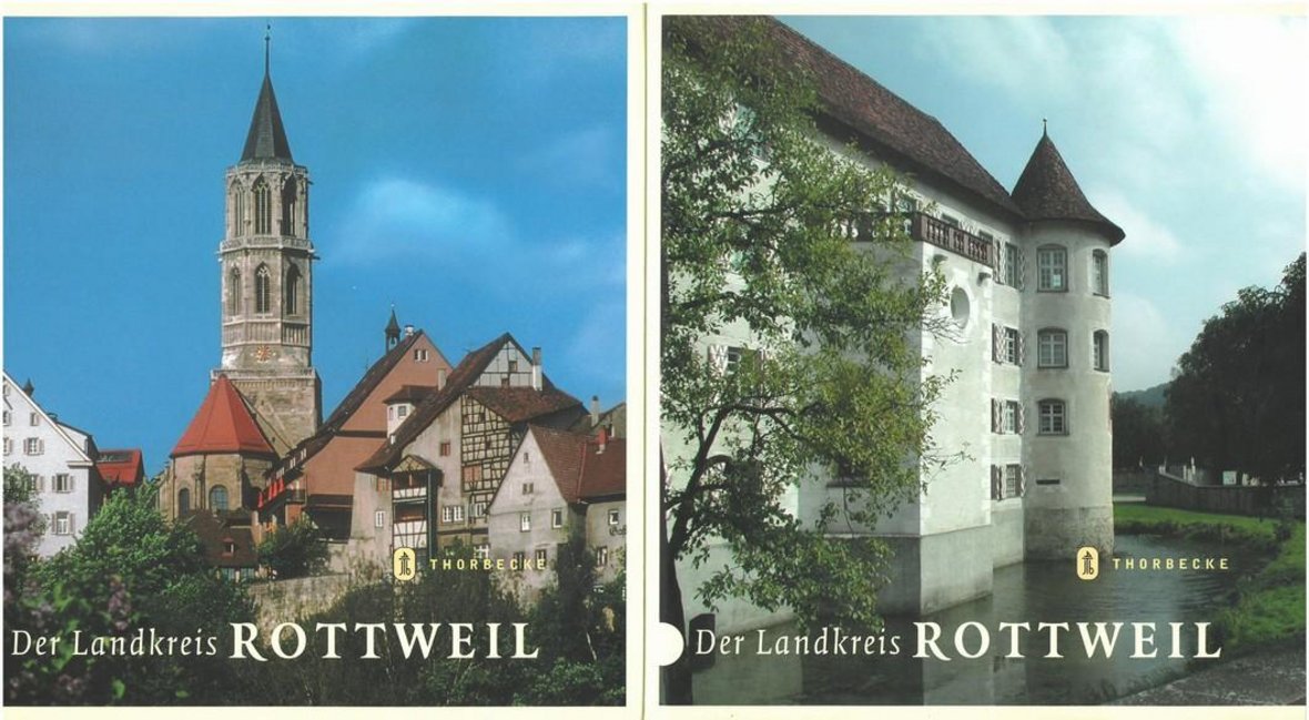 Titelseiten der Bücher der Landkreis Rottweil